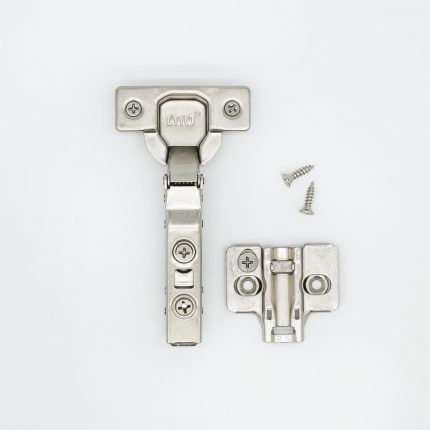 107° Soft Close Full Overlay Hinge with Dowels - CS041D